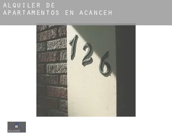 Alquiler de apartamentos en  Acancéh