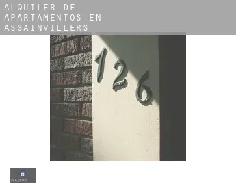 Alquiler de apartamentos en  Assainvillers