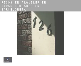 Pisos en alquiler en  Otras ciudades en Barceloneta