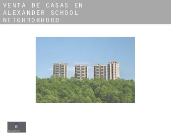 Venta de casas en  Alexander School Neighborhood