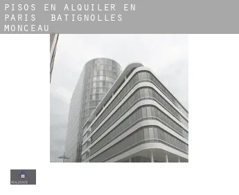 Pisos en alquiler en  Paris 17 Batignolles-Monceau