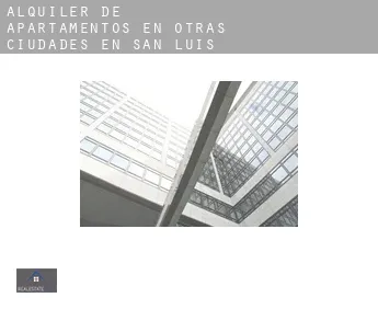Alquiler de apartamentos en  Otras ciudades en San Luis Potosí