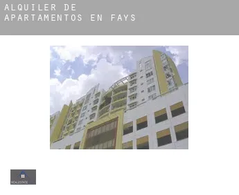 Alquiler de apartamentos en  Fays