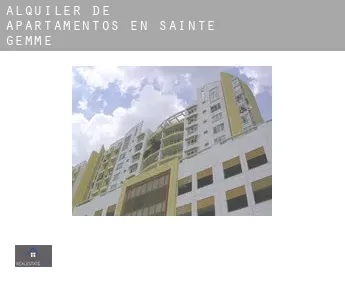 Alquiler de apartamentos en  Sainte-Gemme