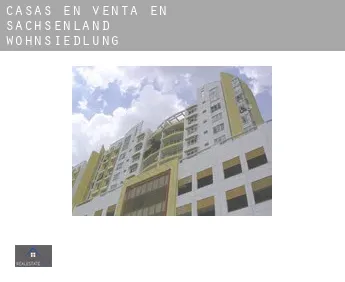 Casas en venta en  Sachsenland-Wohnsiedlung