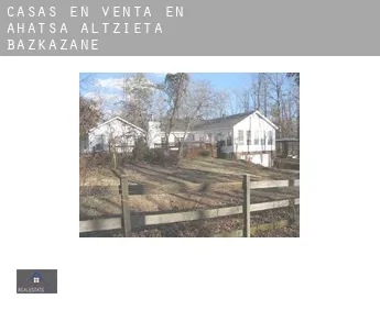 Casas en venta en  Ahatsa-Altzieta-Bazkazane