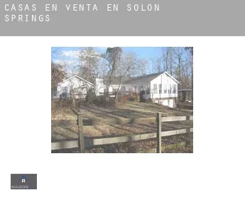 Casas en venta en  Solon Springs