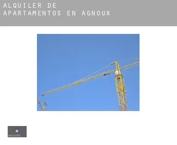 Alquiler de apartamentos en  Agnoux