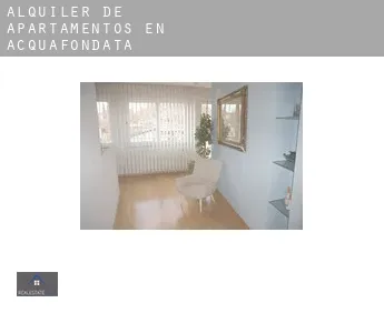 Alquiler de apartamentos en  Acquafondata