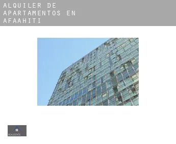 Alquiler de apartamentos en  Afaahiti