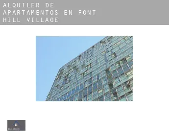 Alquiler de apartamentos en  Font Hill Village
