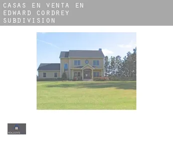 Casas en venta en  Edward Cordrey Subdivision