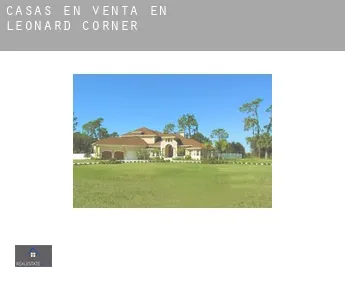 Casas en venta en  Leonard Corner