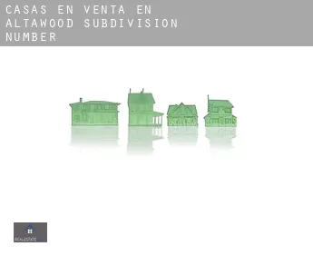 Casas en venta en  Altawood Subdivision Number 3