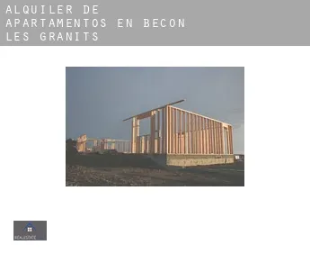 Alquiler de apartamentos en  Bécon-les-Granits