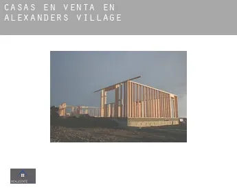 Casas en venta en  Alexanders Village