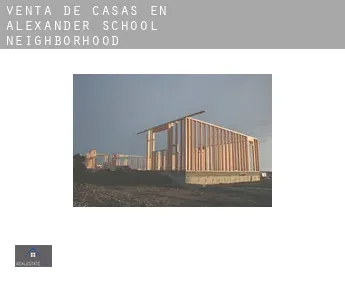 Venta de casas en  Alexander School Neighborhood