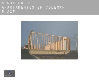Alquiler de apartamentos en  Coleman Place