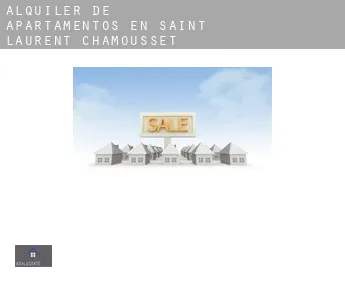 Alquiler de apartamentos en  Saint-Laurent-de-Chamousset