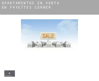 Apartamentos en venta en  Fayettes Corner