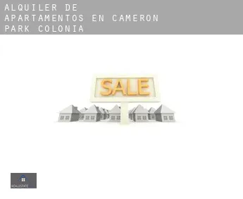 Alquiler de apartamentos en  Cameron Park Colonia