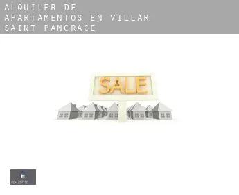 Alquiler de apartamentos en  Villar-Saint-Pancrace