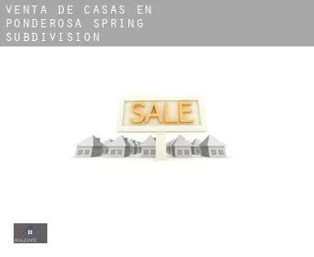Venta de casas en  Ponderosa Spring Subdivision