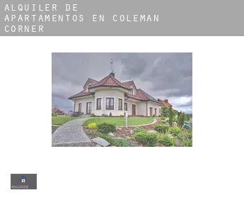 Alquiler de apartamentos en  Coleman Corner