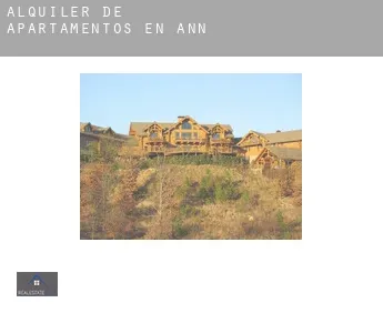 Alquiler de apartamentos en  Ann