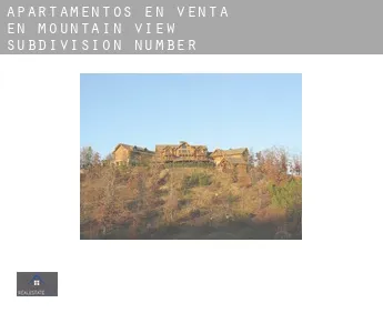 Apartamentos en venta en  Mountain View Subdivision Number 13