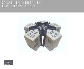 Casas en venta en  Appersons Store