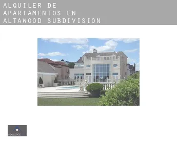 Alquiler de apartamentos en  Altawood Subdivision Number 3