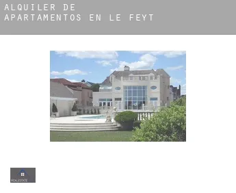 Alquiler de apartamentos en  Le Feyt