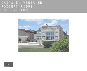 Casas en venta en  Rodgers Ridge Subdivision