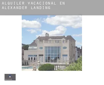 Alquiler vacacional en  Alexander Landing