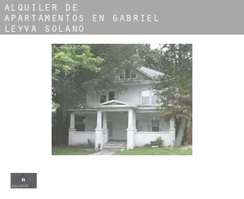 Alquiler de apartamentos en  Gabriel Leyva Solano