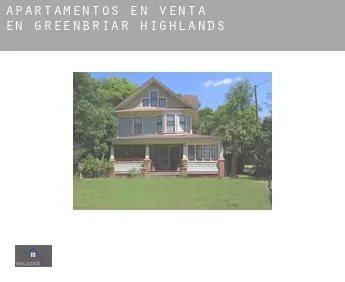 Apartamentos en venta en  Greenbriar Highlands