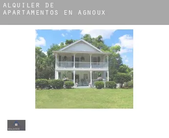 Alquiler de apartamentos en  Agnoux