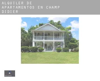 Alquiler de apartamentos en  Champ-Didier