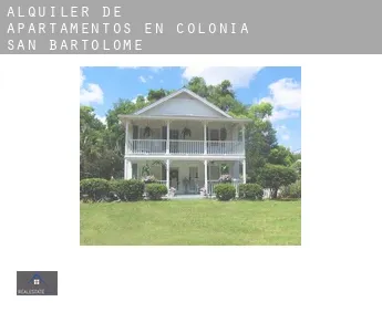 Alquiler de apartamentos en  Colonia San Bartolomé