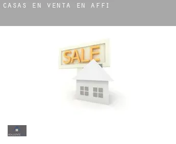 Casas en venta en  Affi