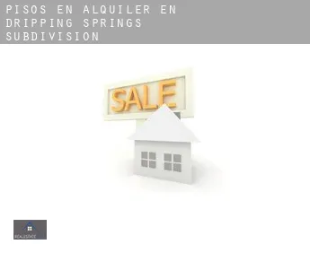 Pisos en alquiler en  Dripping Springs Subdivision