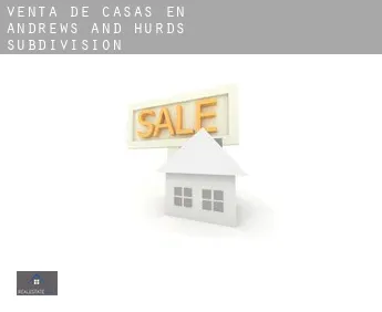 Venta de casas en  Andrews and Hurds Subdivision