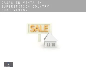 Casas en venta en  Superstition Country Subdivision