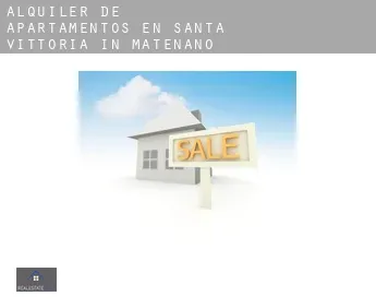 Alquiler de apartamentos en  Santa Vittoria in Matenano