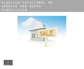 Alquiler vacacional en  Andrews and Hurds Subdivision