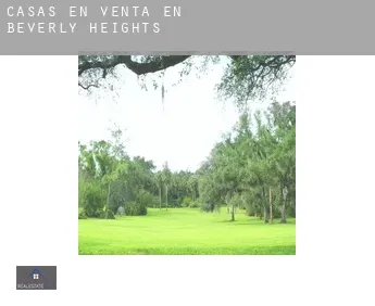 Casas en venta en  Beverly Heights