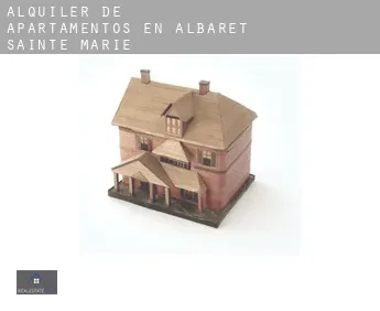 Alquiler de apartamentos en  Albaret-Sainte-Marie