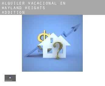 Alquiler vacacional en  Wayland Heights Addition