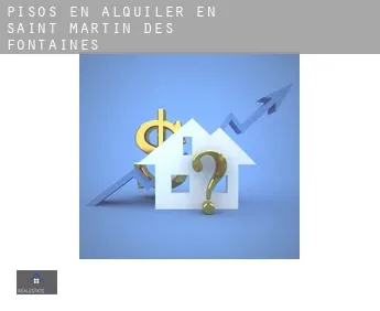 Pisos en alquiler en  Saint-Martin-des-Fontaines